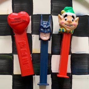 3 Vintage Pez Dispensers